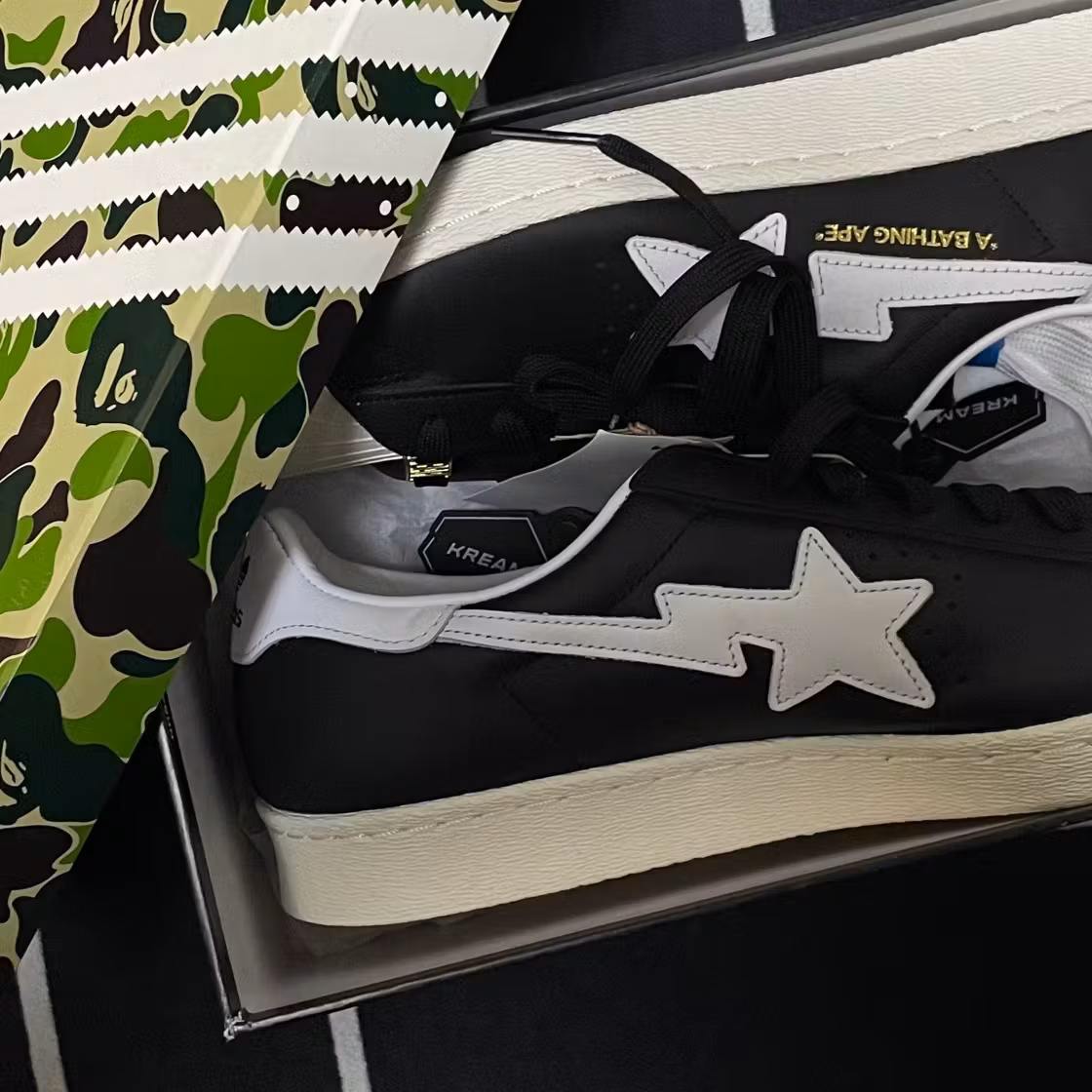 A Bathing Ape x adidas Superstar 'Black' IF2385 A Bathing Ape x adidas Superstar 'Black' IF2385